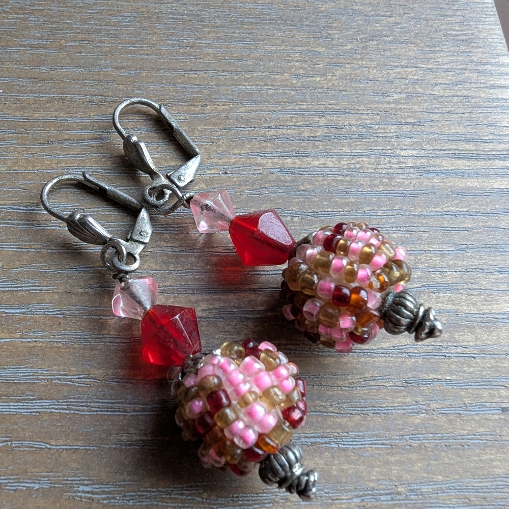 Multicolor Beaded Earrings
